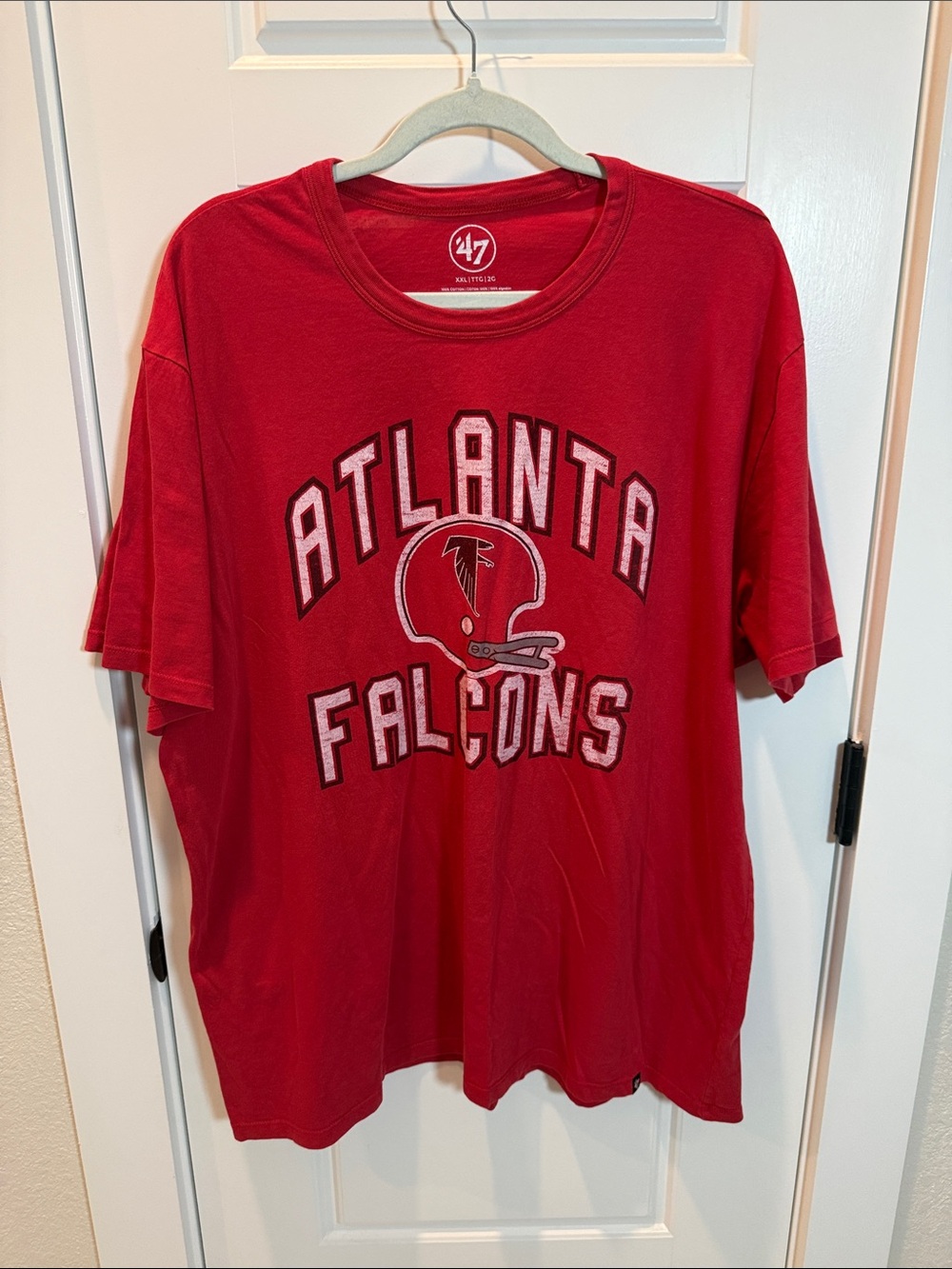 47 Brand Atlanta Falcons Red Graphic Tank Top